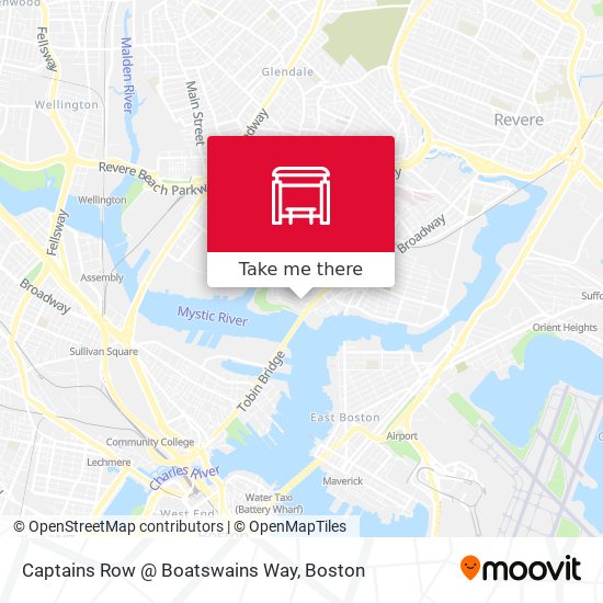 Captains Row @ Boatswains Way map