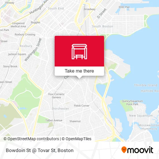 Mapa de Bowdoin St @ Tovar St
