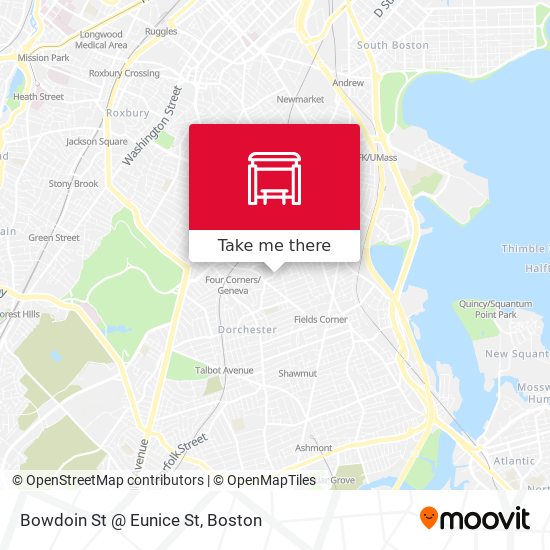 Bowdoin St @ Eunice St map