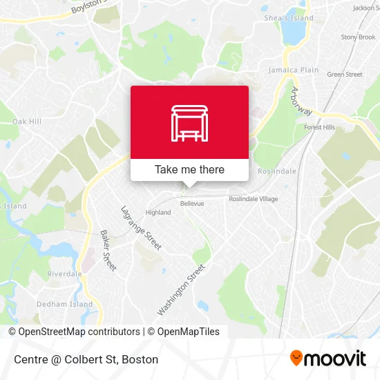Centre @ Colbert St map