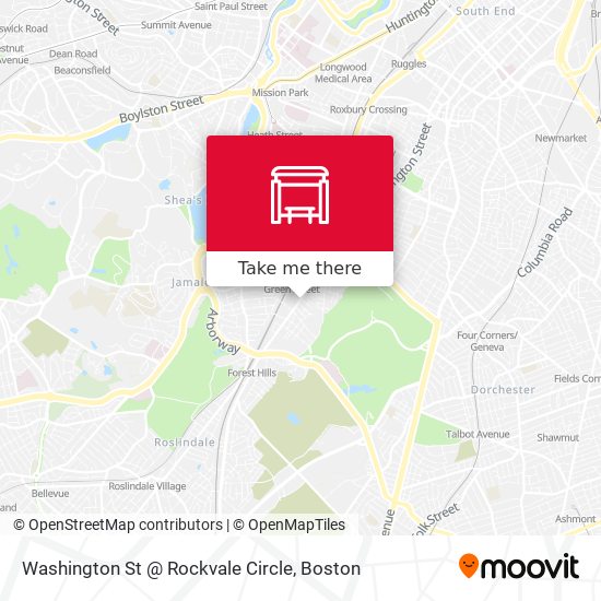 Washington St @ Rockvale Circle map