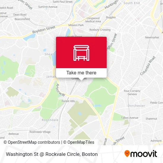 Washington St @ Rockvale Circle map