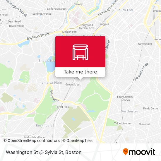 Washington St @ Sylvia St map