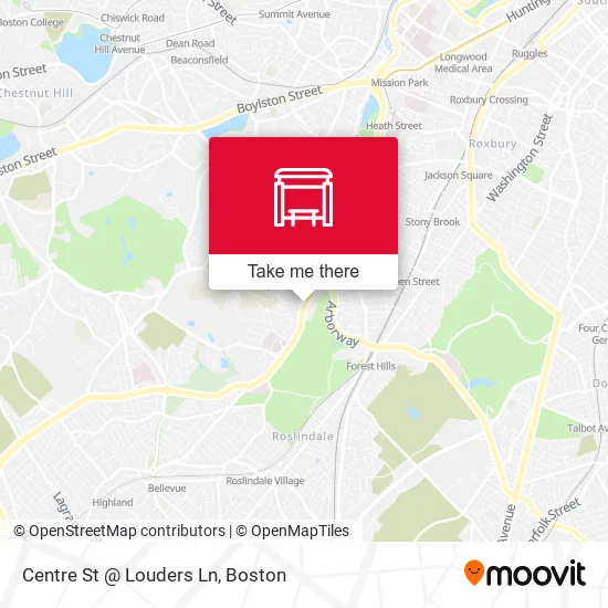 Centre St @ Louders Ln map