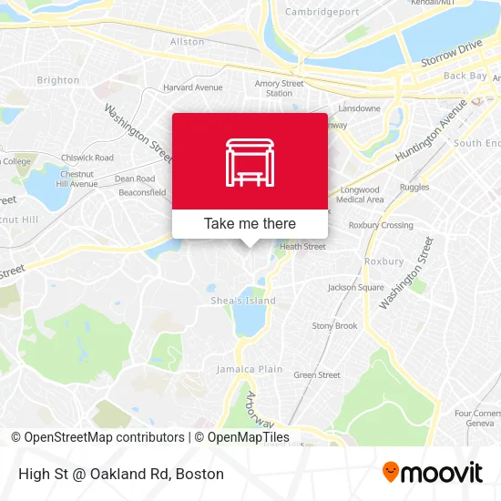 High St @ Oakland Rd map
