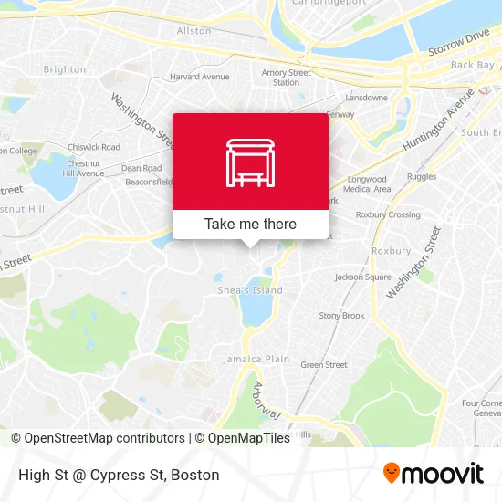 Mapa de High St @ Cypress St