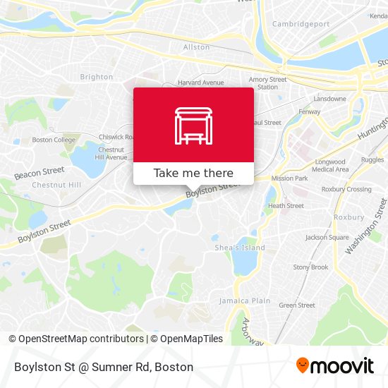 Boylston St @ Sumner Rd map