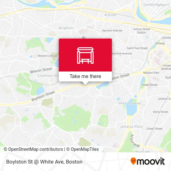 Boylston St @ White Ave map