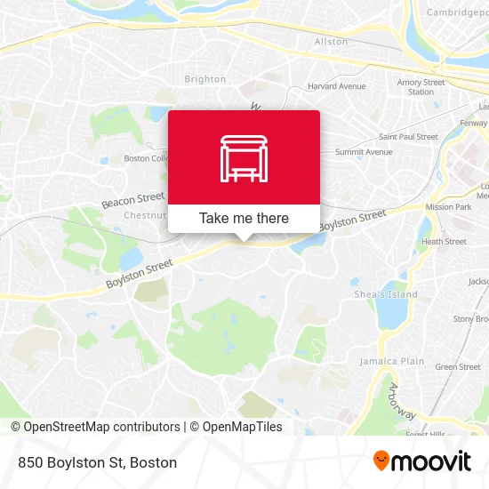 Mapa de 850 Boylston St