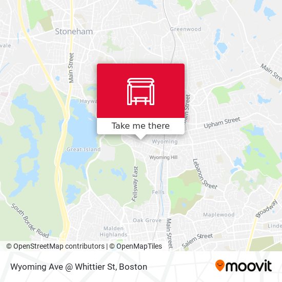 Wyoming Ave @ Whittier St map