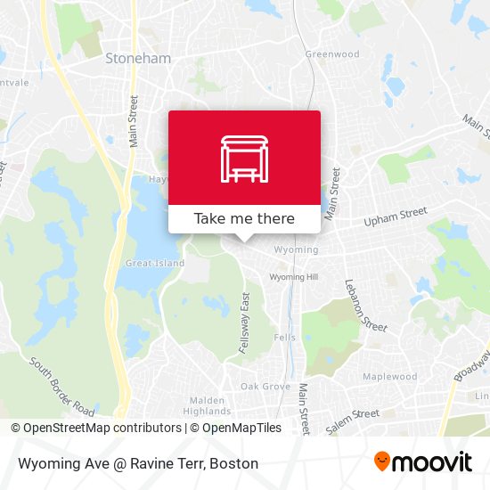 Mapa de Wyoming Ave @ Ravine Terr