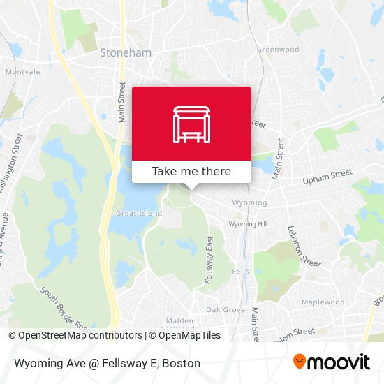 Wyoming Ave @ Fellsway E map