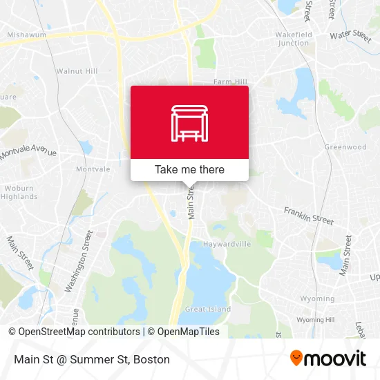 Main St @ Summer St map