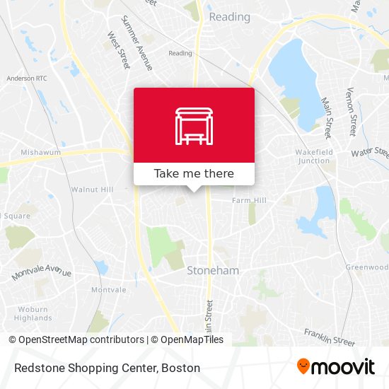 Mapa de Redstone Shopping Center