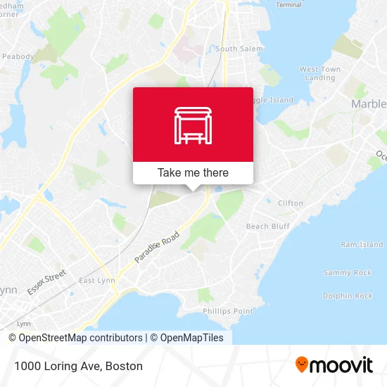 Mapa de 1000 Loring Ave