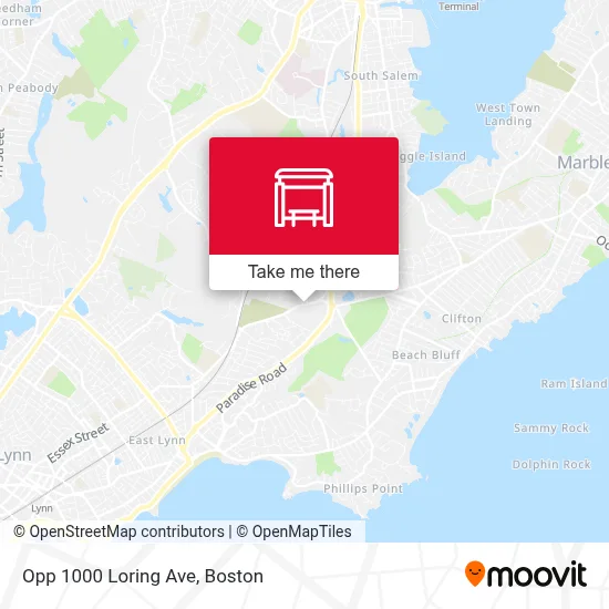 Opp 1000 Loring Ave map