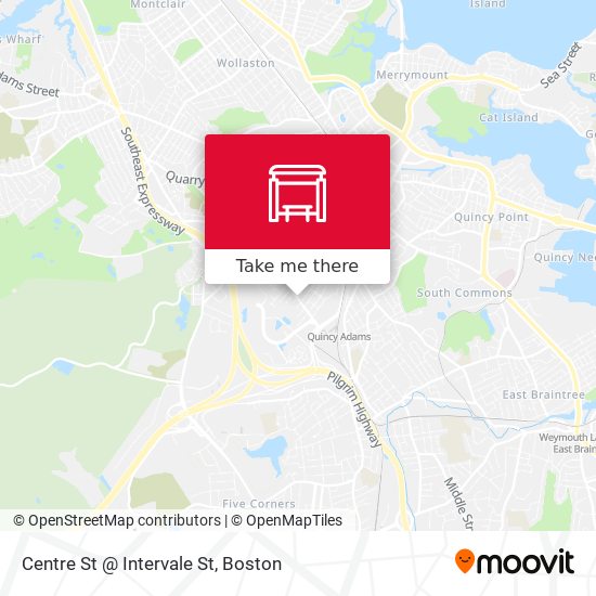 Mapa de Centre St @ Intervale St