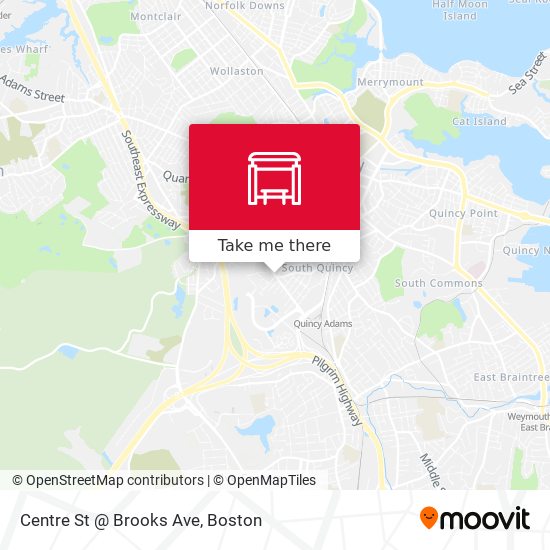 Centre St @ Brooks Ave map