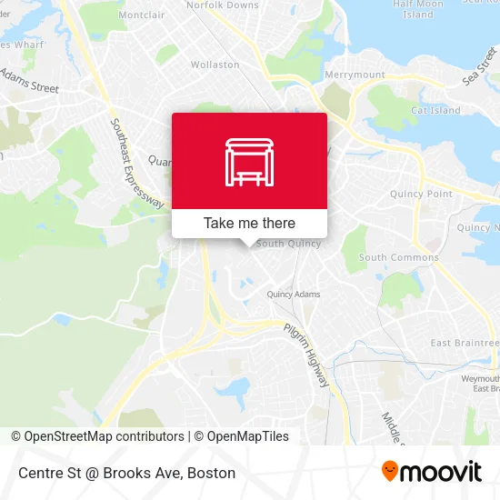 Centre St @ Brooks Ave map