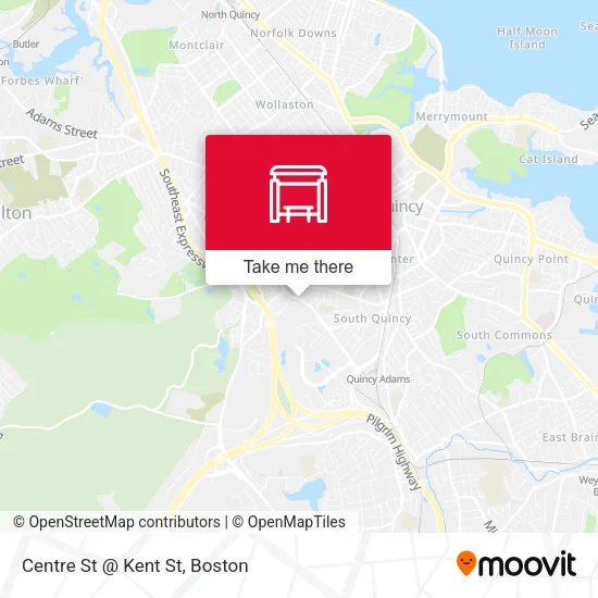 Centre St @ Kent St map