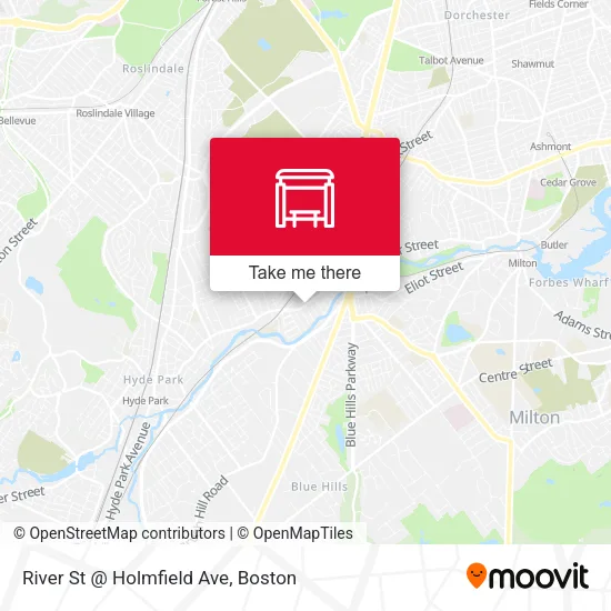 Mapa de River St @ Holmfield Ave