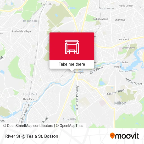 River St @ Tesla St map