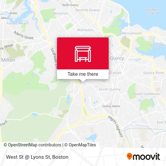 West St @ Lyons St map