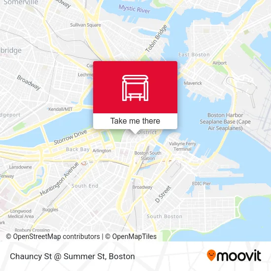Mapa de Chauncy St @ Summer St