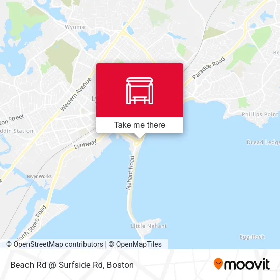 Beach Rd @ Surfside Rd map