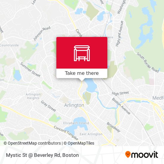 Mapa de Mystic St @ Beverley Rd