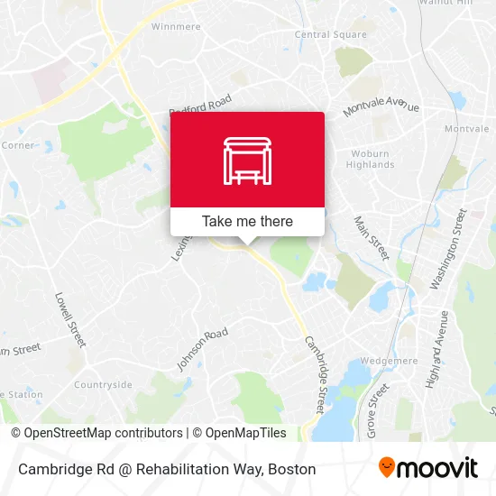 Cambridge Rd @ Rehabilitation Way map