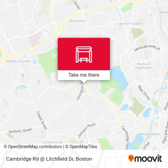 Mapa de Cambridge Rd @ Litchfield Dr
