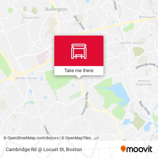 Mapa de Cambridge Rd @ Locust St