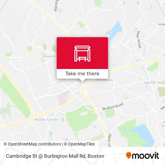 Cambridge St @ Burlington Mall Rd map