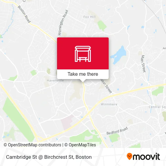 Cambridge St @ Birchcrest St map