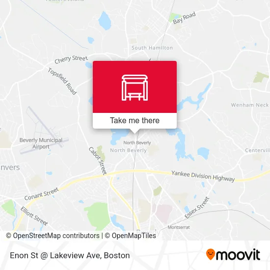 Enon St @ Lakeview Ave map