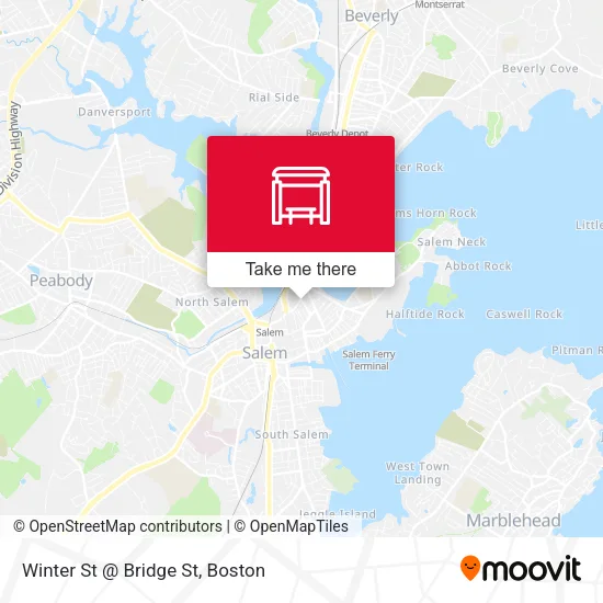 Winter St @ Bridge St map