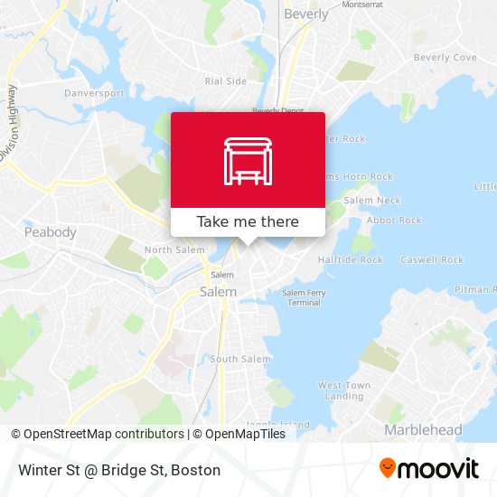 Winter St @ Bridge St map