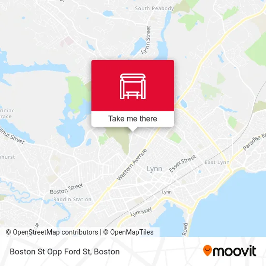 Boston St Opp Ford St map