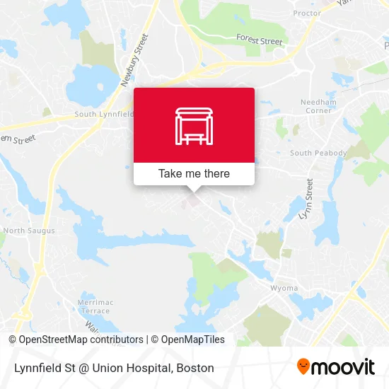 Mapa de Lynnfield St @ Union Hospital