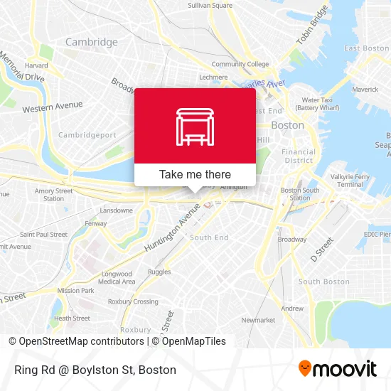 Mapa de Ring Rd @ Boylston St