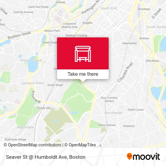 Mapa de Seaver St @ Humboldt Ave