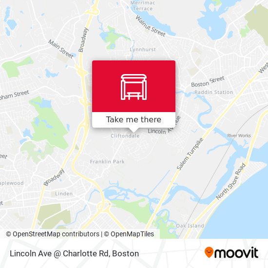 Lincoln Ave @ Charlotte Rd map