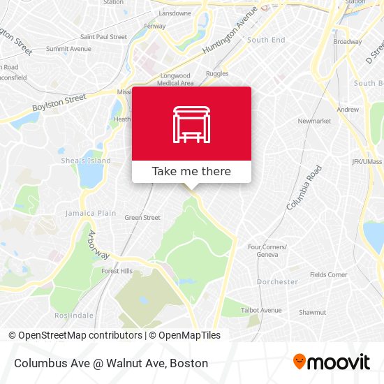 Columbus Ave @ Walnut Ave map