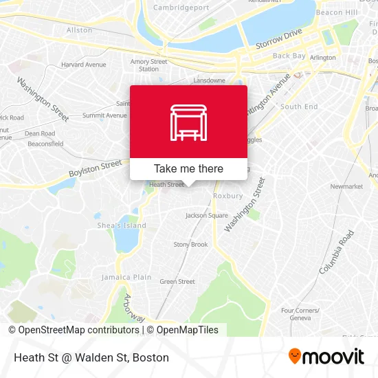 Mapa de Heath St @ Walden St