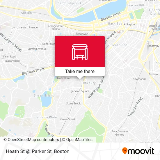 Heath St @ Parker St map