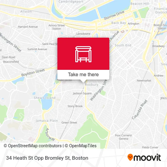 34 Heath St Opp Bromley St map