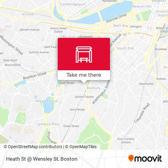 Heath St @ Wensley St map