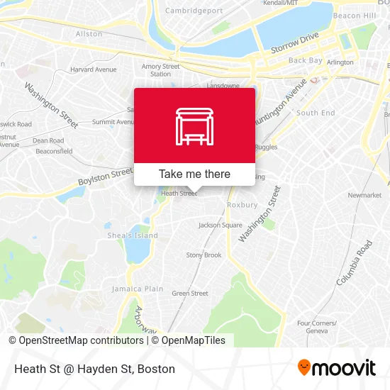 Mapa de Heath St @ Hayden St
