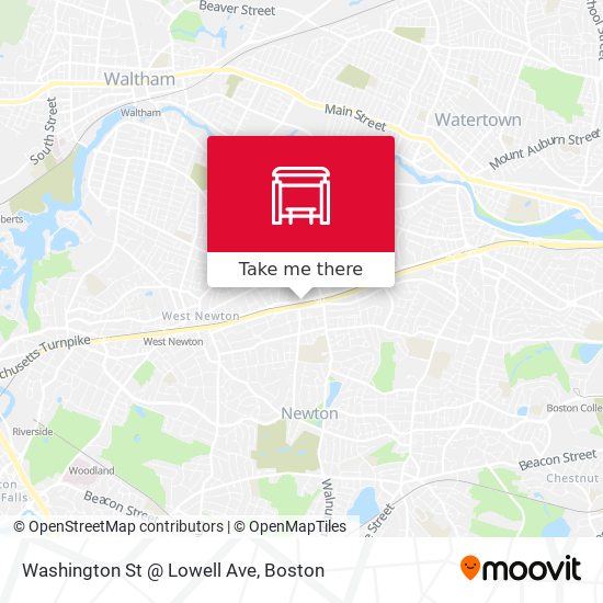 Washington St @ Lowell Ave map